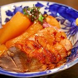 豚肉と大根の焼豚風